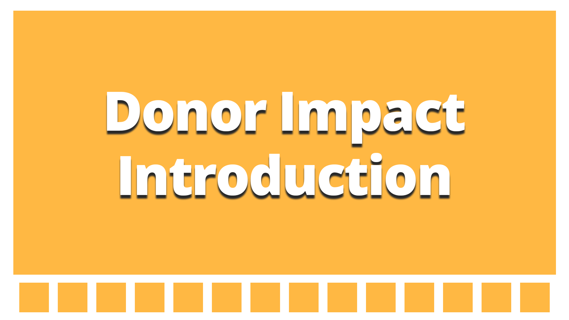 donor introduction